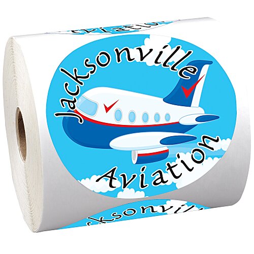 Full Color Sticker by the Roll - Circle - 4" - 24 hr Main Image