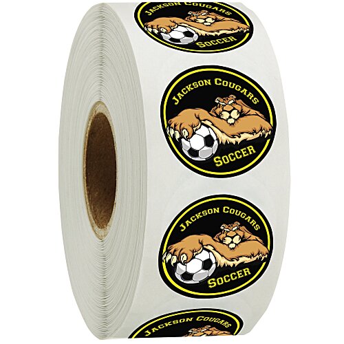 Full Color Sticker by the Roll - Circle - 1" - 24 hr Main Image