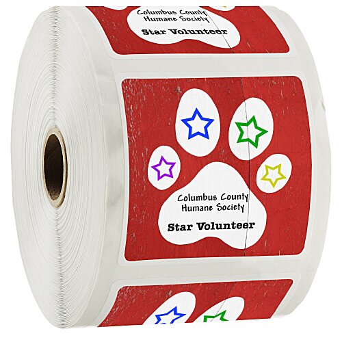Full Color Sticker by the Roll - Square - 3" x 3" - 24 hr Main Image