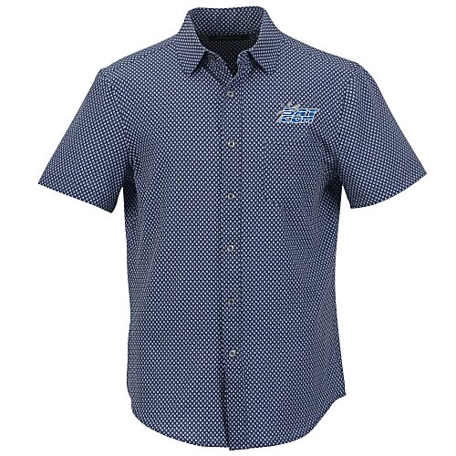 Perry Ellis Short Sleeve Printed Shirt Main Image