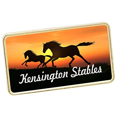 Magnetic Lapel Pin - Rectangle Main Image