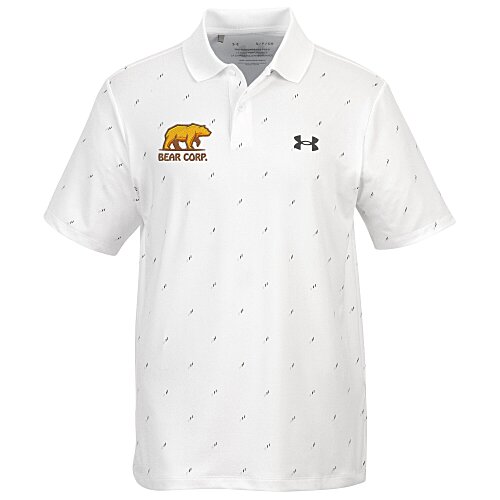 Under Armour 3.0 Printed Performance Polo - Embroidered Main Image
