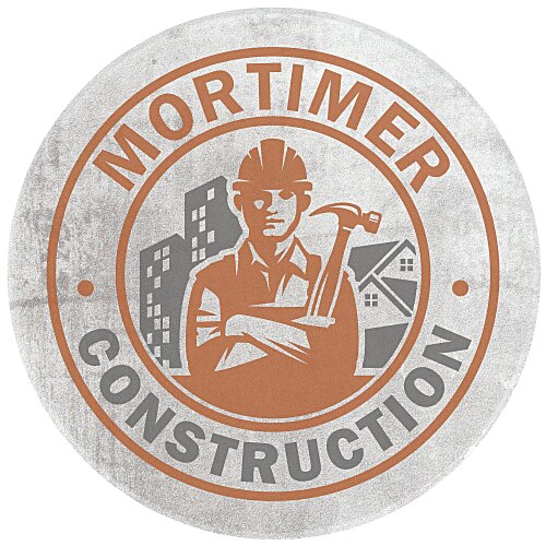 Absorbent Stone Coaster - Round - Concrete Main Image