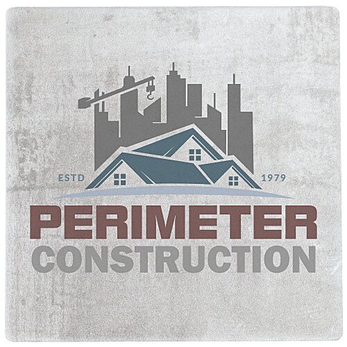 Absorbent Stone Coaster - Square - Concrete Main Image