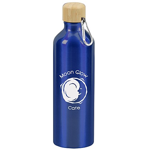 Tundra Aluminum Bottle with Bamboo Lid - 25 oz. Main Image