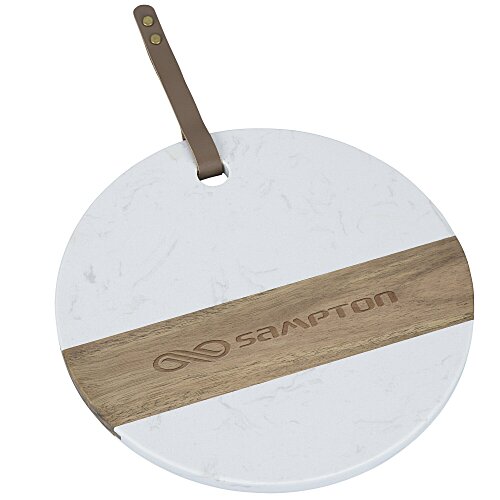 Acacia Wood & Marble Charcuterie Board Main Image