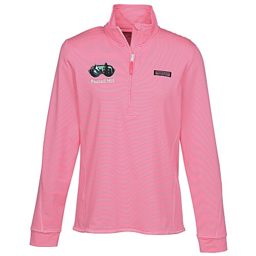 Vineyard Vines Microstripe Sankaty 1/2-Zip Pullover - Ladies' Main Image