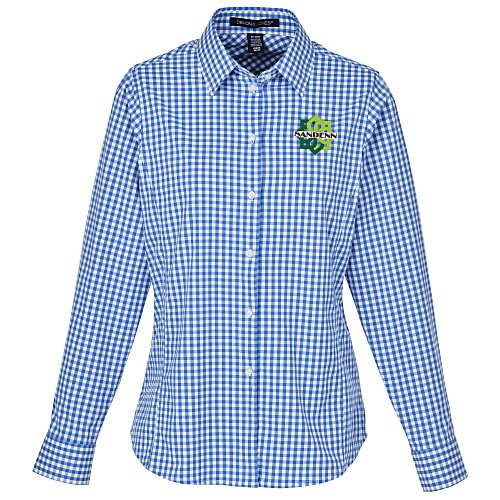 CrownLux Performance Gingham Shirt - Ladies' Main Image