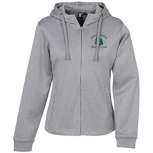 TriDri Spun Dyed Full-Zip Hoodie - Ladies' Main Image