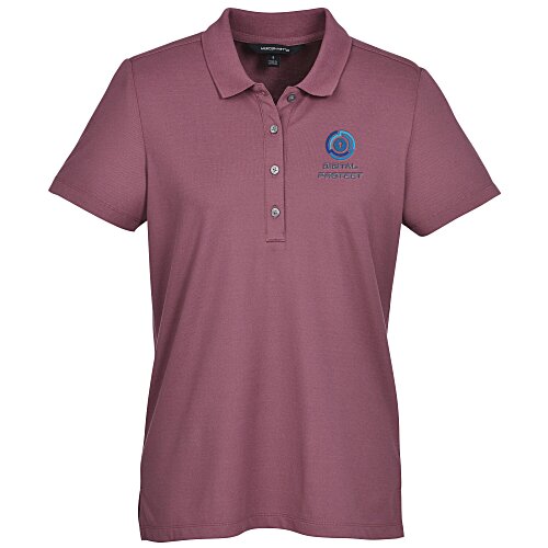 Stretch Diamond Pique Polo - Ladies' Main Image