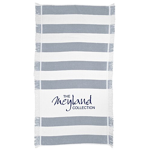 Cabana Stripe Fringed Beach Towel Main Image