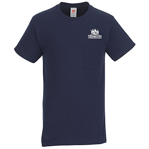 Hanes Essential-T Pocket T-Shirt Main Image