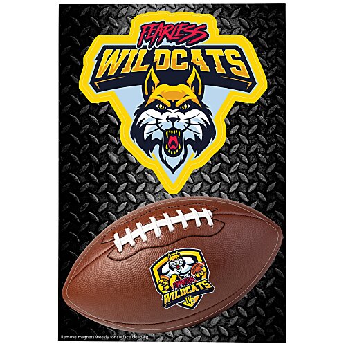 Two Cut-Outs Custom Vehicle Magnets - 8 1/2 inches x 5 3/4 inches Main Image