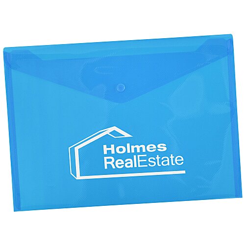 Document Envelope with Snap Closure -  9-1/4" x 13" - Translucent Main Image