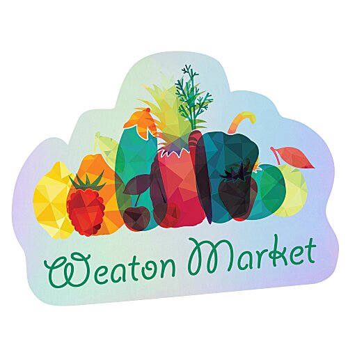 Holographic Custom Cut Sticker - Medium Main Image