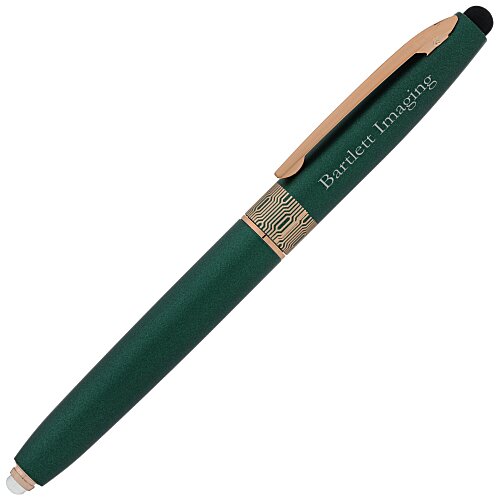 Rosa Soft Touch Stylus Metal Pen with Flashlight Main Image