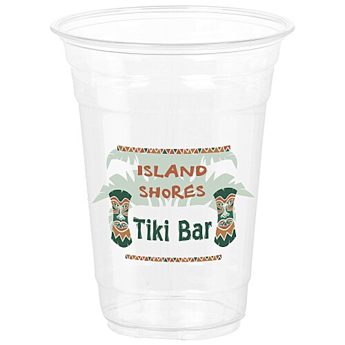 Full Color Clear Plastic Cup - 16 oz. Main Image