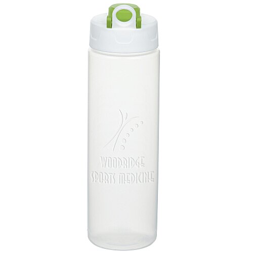 Debossed Imprint Sport Bottle with Pop Up Lid - 24 oz. Main Image