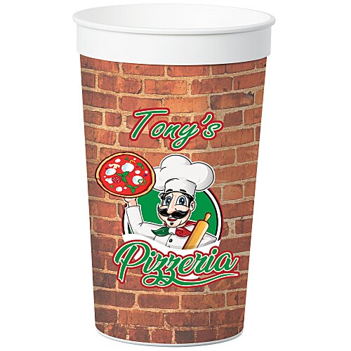 Full Color Stadium Cup - 22 oz Main Image