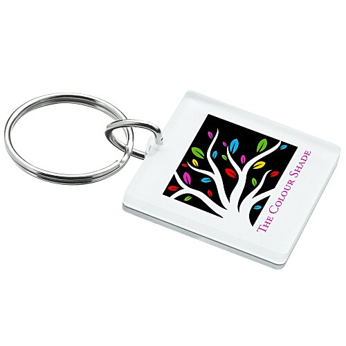 Mirrored Keychain - Square - 24 hr Main Image