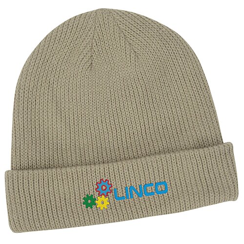 Cozy Rib Knit Cuffed Beanie Main Image