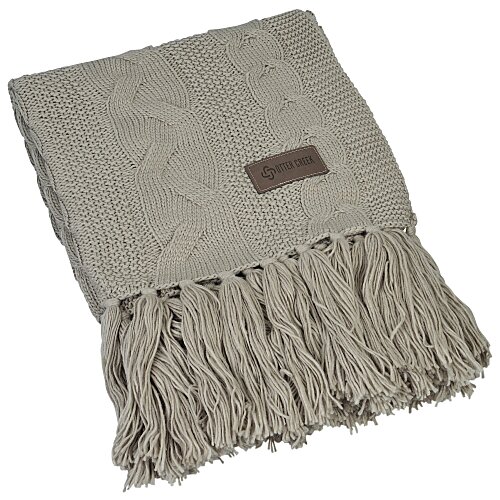 Lucerne Chunky Knit Throw Blanket Main Image