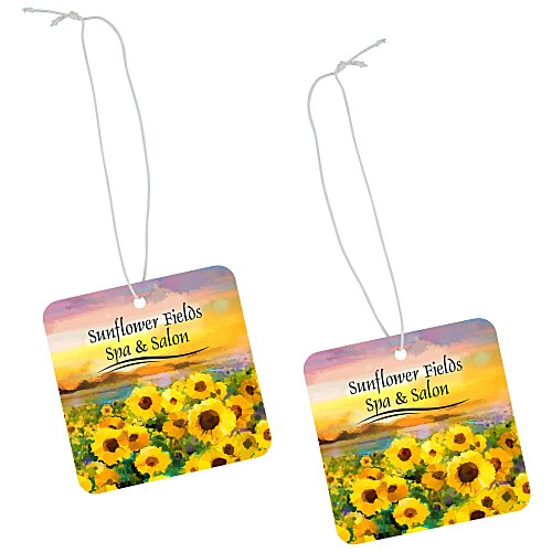 Hanging Air Freshener - Square - 2 3/4 inches x 2 3/4 inches Main Image