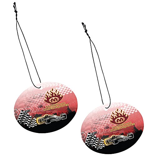 Hanging Air Freshener - Oval - 2 3/4 inches x 3 1/2 inches Main Image