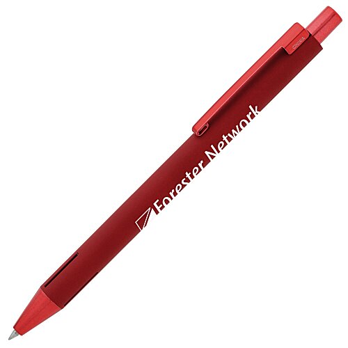 Halo Soft Touch Gel Metal Pen Main Image