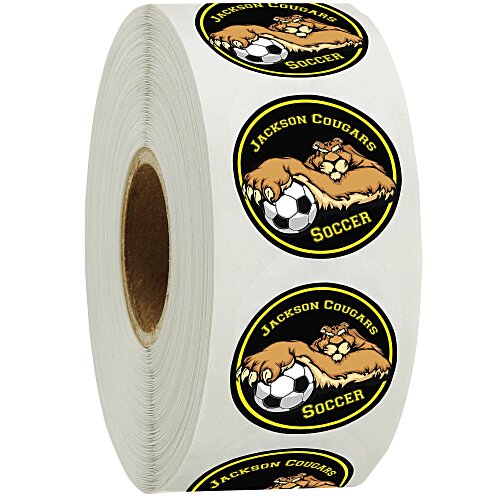 Full Color Sticker by the Roll - Circle - 1 inch - Low Quantity Main Image