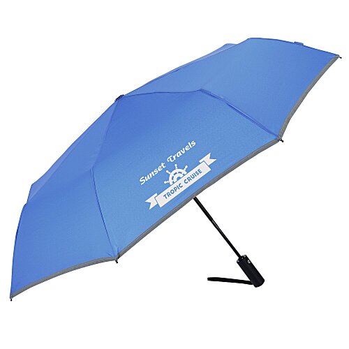 Auto Open Reflective Trim Umbrella - 48" Arc Main Image