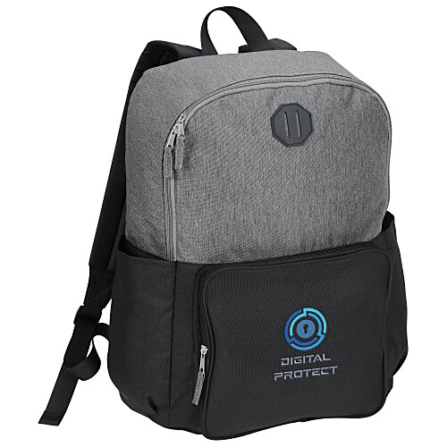 Paired 15 inches Laptop Backpack - Embroidered Main Image