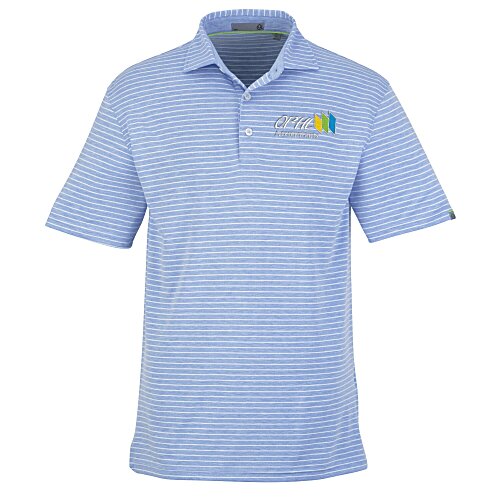 Tasc Cloud Lightweight Brookline Stripe Polo Main Image