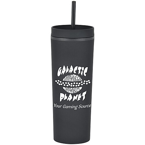 Dash Soft-Touch Acrylic Tumbler with Straw - 17 oz - 24 hr Main Image