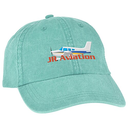 Cotton Pigment Dyed Twill Cap - Full Color Main Image