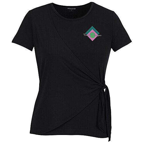 Soft Wrap Knit Blouse - Ladies' Main Image