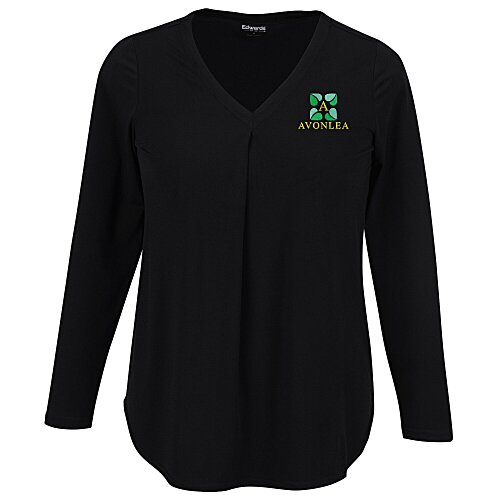 Soft Pleated Knit Blouse - Ladies' Main Image