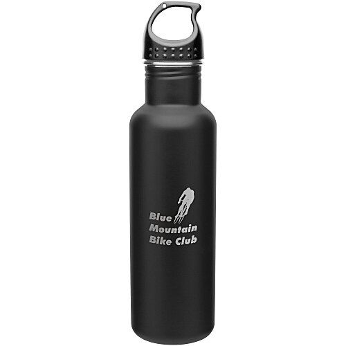 H2go Bolt Stainless Steel Bottle - 24 oz - Matte - Laser Engraved Main Image