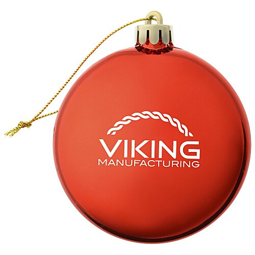 Radiant Round Flat Ornament Main Image