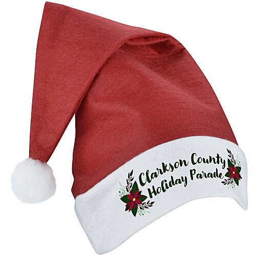 Holiday Felt Santa Hat Main Image