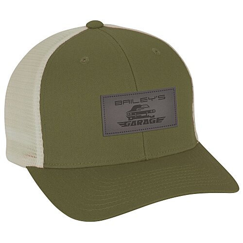 Flexfit 110 Mesh Back Cap - Laser Engraved Patch Main Image