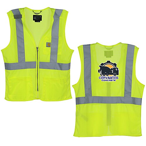 Carhartt High-Visibility Mesh Multi-Pocket Vest Main Image