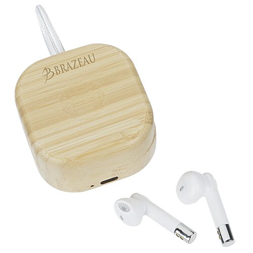 Drift Bamboo Watch Charger and Wireless Earbuds Main Image