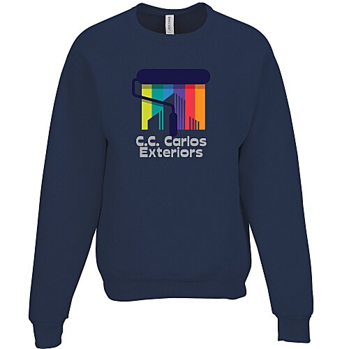 Jerzees Rugged Fleece Crewneck Sweatshirt - Full Color Main Image