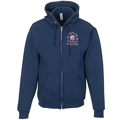 Jerzees Rugged Fleece Full-Zip Hooded Sweatshirt - Screen Main Image