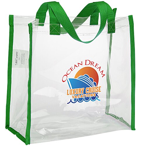 Clear Game Tote - Full Color Main Image