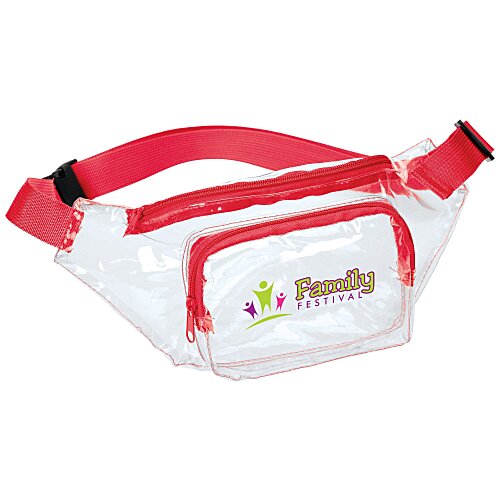 Clear Waist Pack - Full Color Main Image
