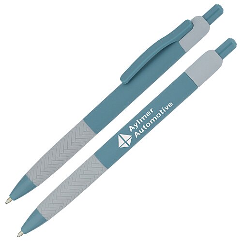 Souvenir Herringbone Soft Touch Pen Main Image