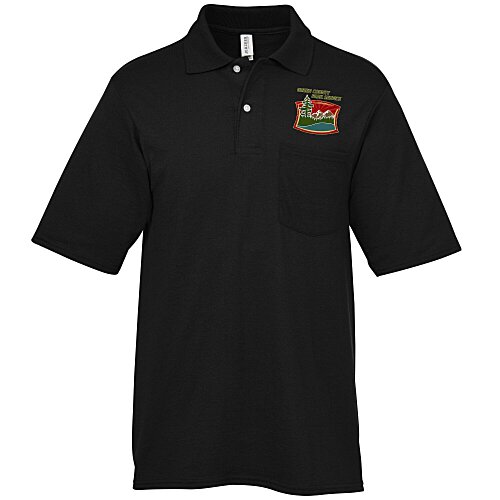 Jerzees Dri-Power Pocket Polo - Full Color Main Image