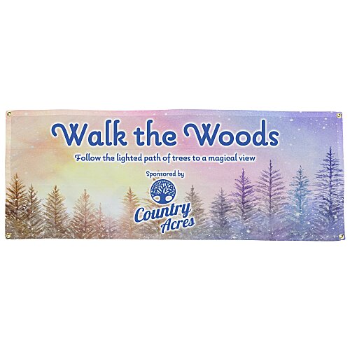 Nylon Event Banner - 2' x 5' - One Sided Main Image